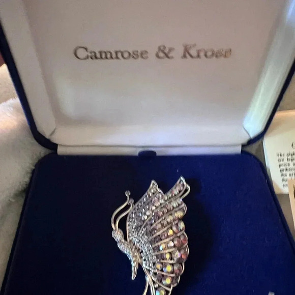 Camrose & Kross Butterfly Brooch - Picture 4 of 5